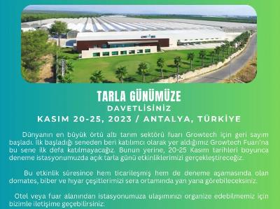 Tarla Günümüze Davetlisiniz